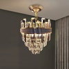 French Gold Art Crystal Pendant Lamp