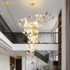 Tree Branch Shaped Hanging Chandelier Gold Modern Light