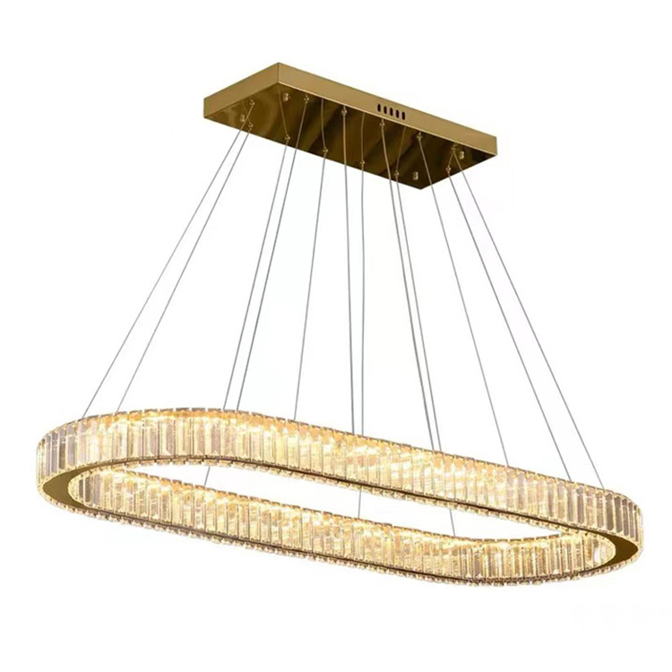 Modern 1 Ring Led Crystal Pendant Lamps