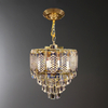 French Gold Art Led Crystal Hanging Pendant Lights