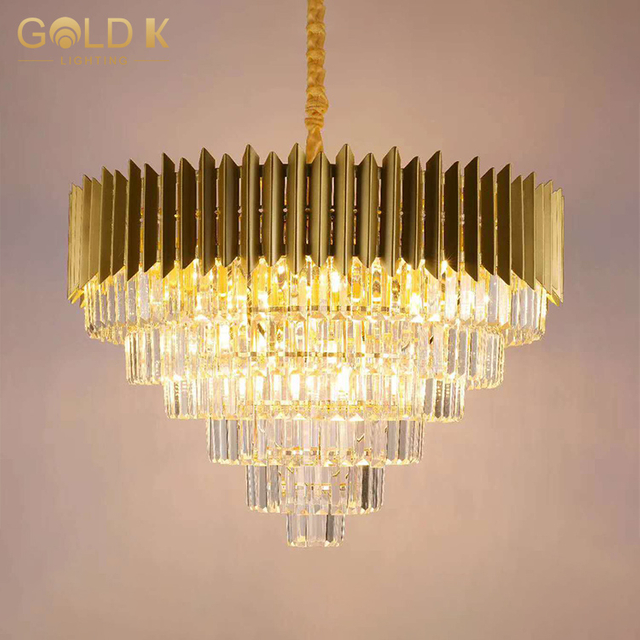 Modern Gold Living Room Conical Pendant Light Nordic Light Design