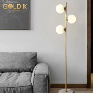 USB Charging LED Wireless Outdoor Table Gold Contemporary Floor Lamp