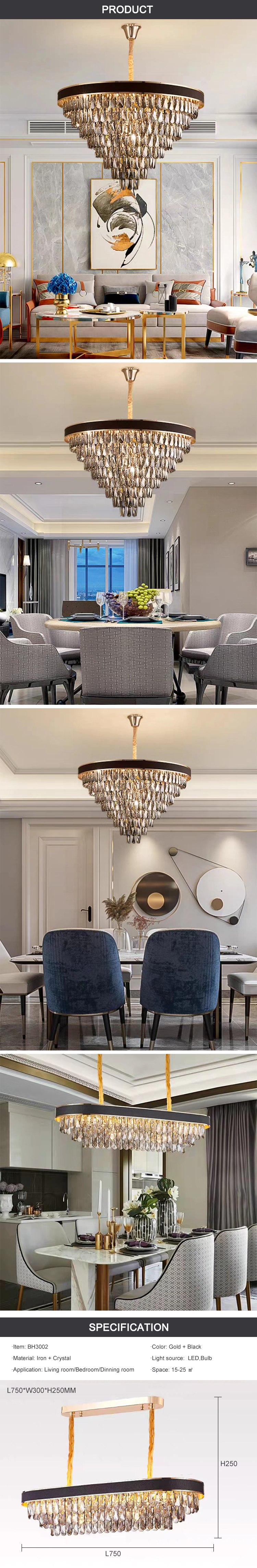 brown crystal chandelier