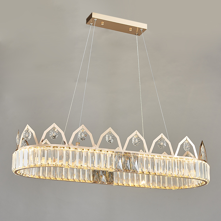 Single - Or Multi-storey Ring Crystal Chandeliers