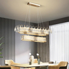 Single Or Double Round Crystal Metal Chandelier