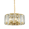 Gold Modern Ceiling Lights Round Crystal Chandelier