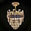 French Gold Art Crystal Pendant Lamp