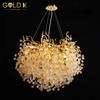 Custom Round Gold Tree Branch Chandelier Design Decorative Chandeliers