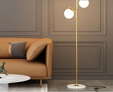 "Gold Floor Lamp: Light Luxury Light, Light Up Life"