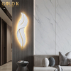 H60cm Nordic Hotel Interior Wall Light Home Decorativ Living Room Bedside Feather Indoor Led Modern Wall Lamp