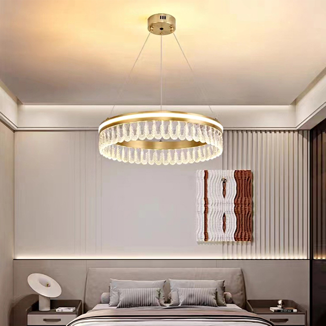 Multi-ring Combination Crystal Pendant Lamp