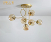 New Design Gold 6 Bulb Modern Chandelier Interior Decoration