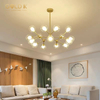 Large Size Creative Glass Pendant Light Ball Lighting for Living Room