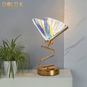 Colorful Butterfly Simple Acrylic LED Indoor Desk Lamp