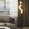 Modern Decorative Floor Lamp Art Designer Glass White Ball Floor Lamp