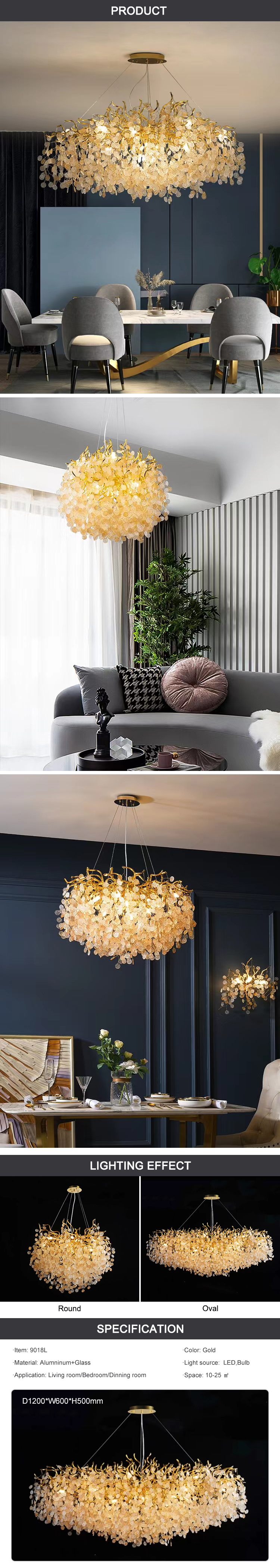 golden crystal chandelier