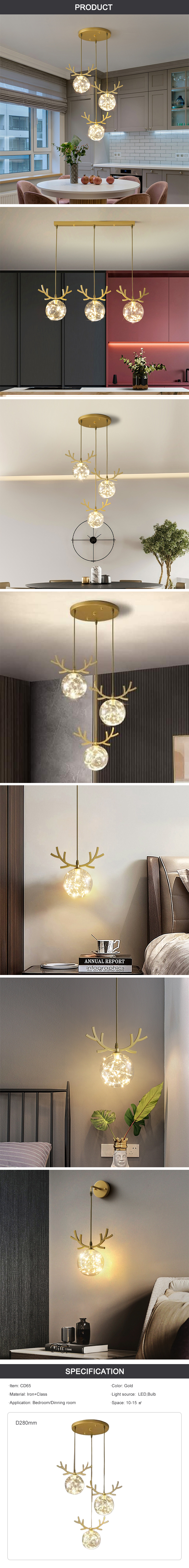 antler chandelier