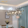 2023 New Design Lustre Silver Shining Led Hanging Lamp Pendant Lights