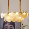 Modern Gold Iron Plating Glass Pendant Lamps