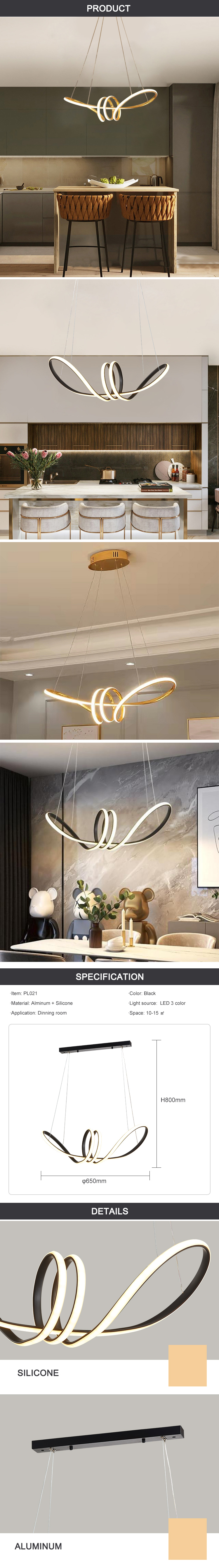 aluminum pendant light