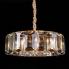 Gold Modern Ceiling Lights Round Crystal Chandelier