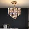 French Gold Art Led Crystal Pendant Lamp
